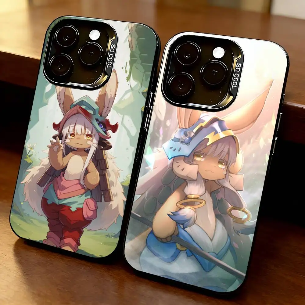 

M-MADE IN A-ABYSS Nanachi Phone Case For iPhone 17,16,15,14,13,12,11 Plus,Pro Max,XS,Colorful Silver Phone case Funda Cover