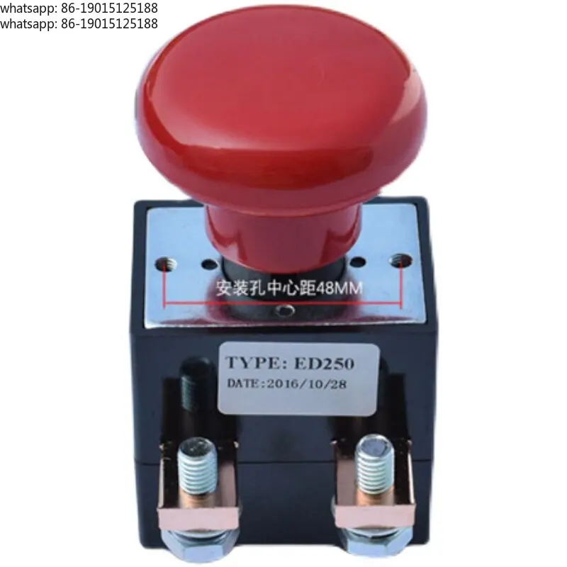Emergency stop button switch, tram emergency switch, power-off switch ED125/250 unilateral open, bilateral open