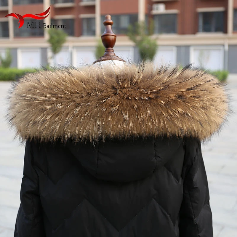 2020 New Style Real Raccoon Fur Collar Ladies Plush Fleece Fashion Warm Comfortable Scarf Coat Collar Women Hot Sale Shawl