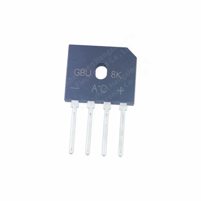 10PCS GBU8K 8A800V GBU package rectifier bridge flat bridge