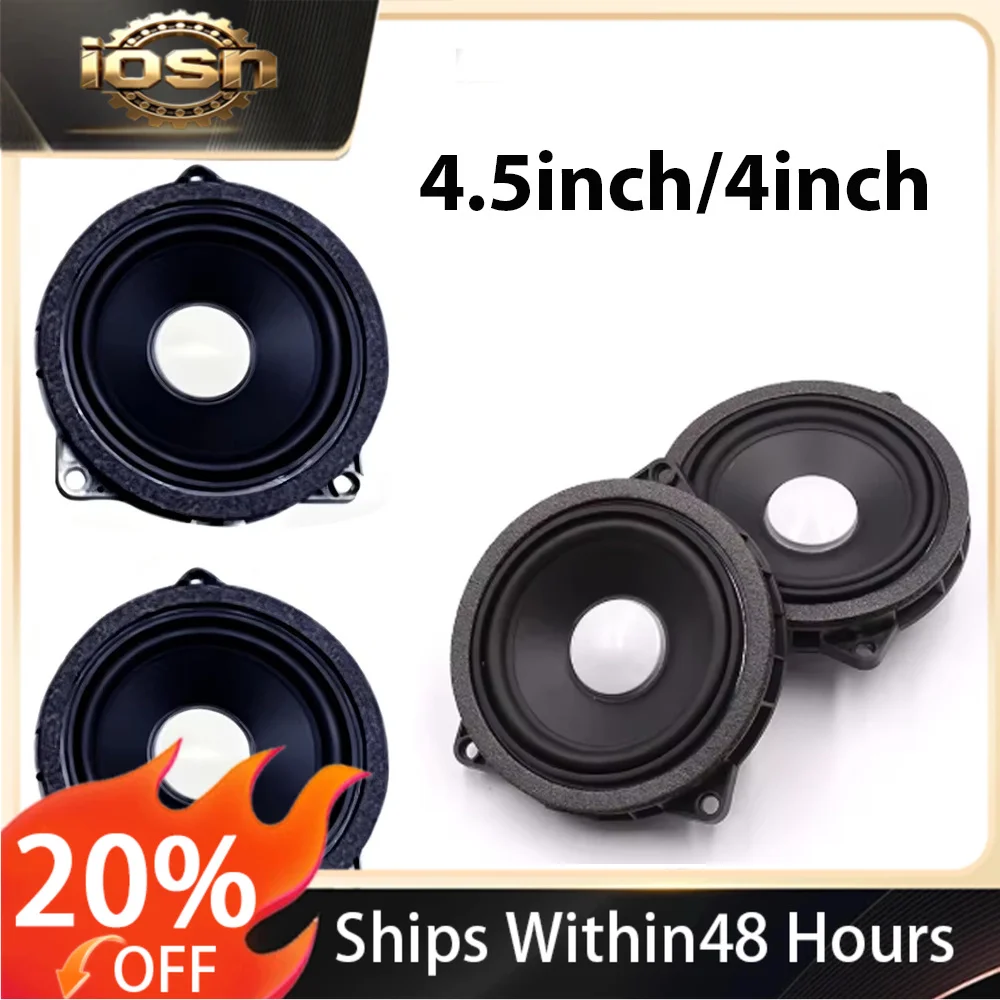 Car Horn Midrange Door Speakers For BMW F30 F20 G01 G20 G30 F48 F20 F34 3GT X1 X2 4.5 inch Loudspeaker Audio Sound Music Stereo