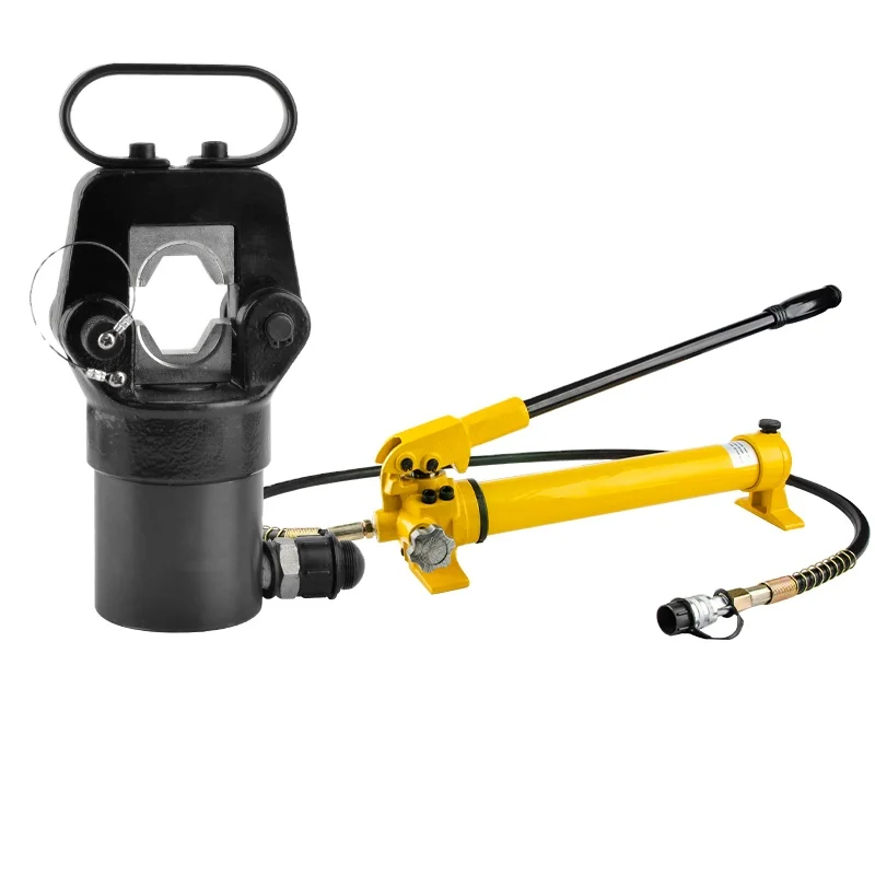 TLF FYQ-500 Hydraulic Pliers Split Wire Crimping Tool for Cutting Aluminum-Copper Cable Terminals Matches Hand Pump Set