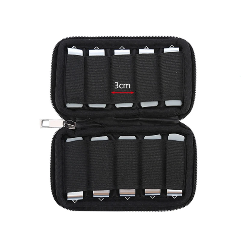 Organizer per unità Flash USB a 6 scomparti Mini Bank Online K-treasure Sorting scatola di prodotti elettronici custodia protettiva portatile