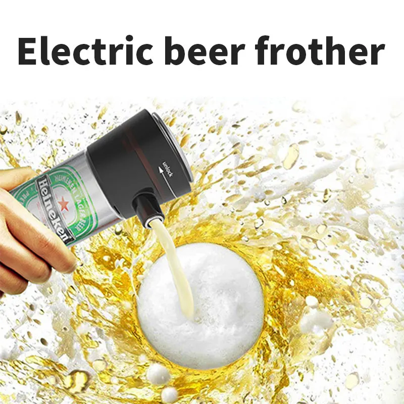 

Beer Bubbler, Beer Portable Electric Wine Decanter, Foam Foaming Machine ,Bar Gadget