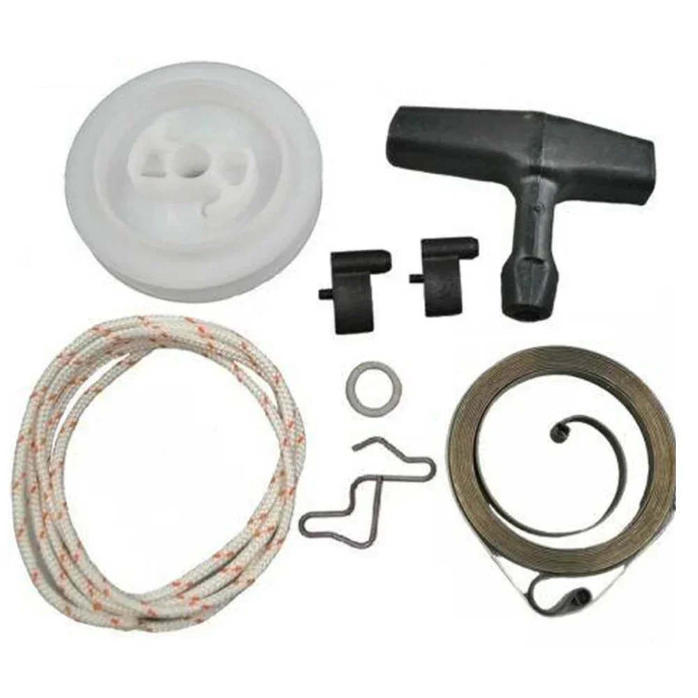 Recoil Rewind Spring Starter Pulley Handle Rope Pawl Recoil Starter Rebuild Kit For Stihl 034 036 044 MS340 MS360 MS361 Chainsaw
