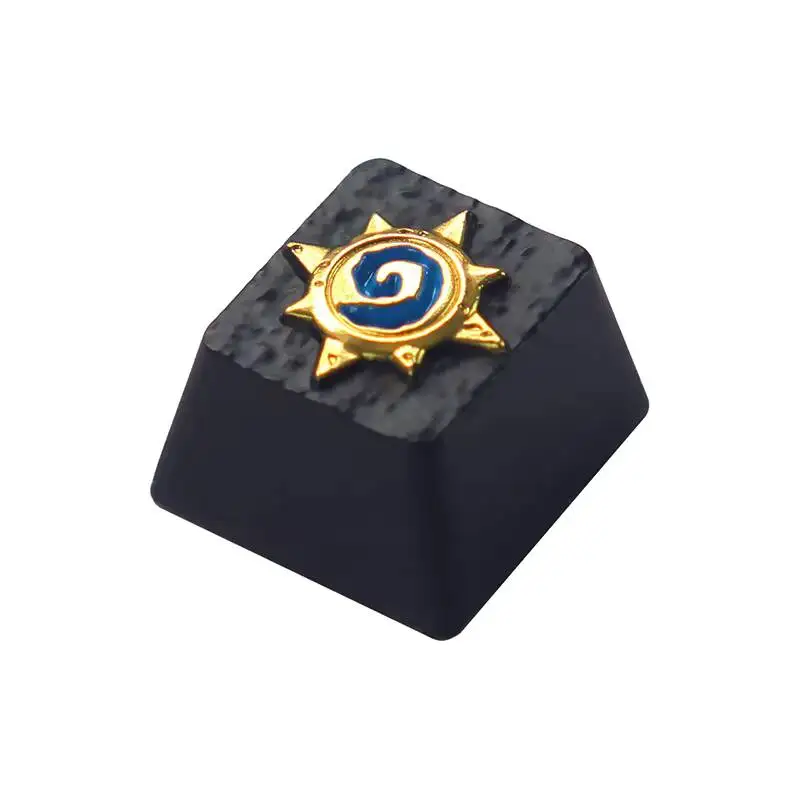 

Металлическая персонализированная кейкап-накладка из цинково-алюминиевого сплава с тисненым логотипом для механической клавиатуры, игровая периферия