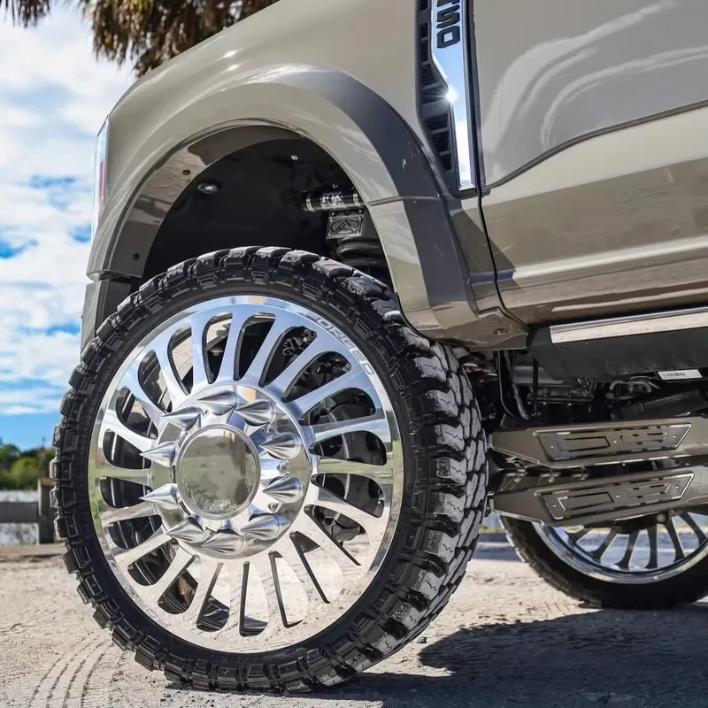 22x8.25 24x8.25 26x8.25 28x8.25 30x8.25 Polish Chrome for 3500 F350 F450 8x6.5 8x165.110x225 8x200 8x210 Dually Forged Wheels
