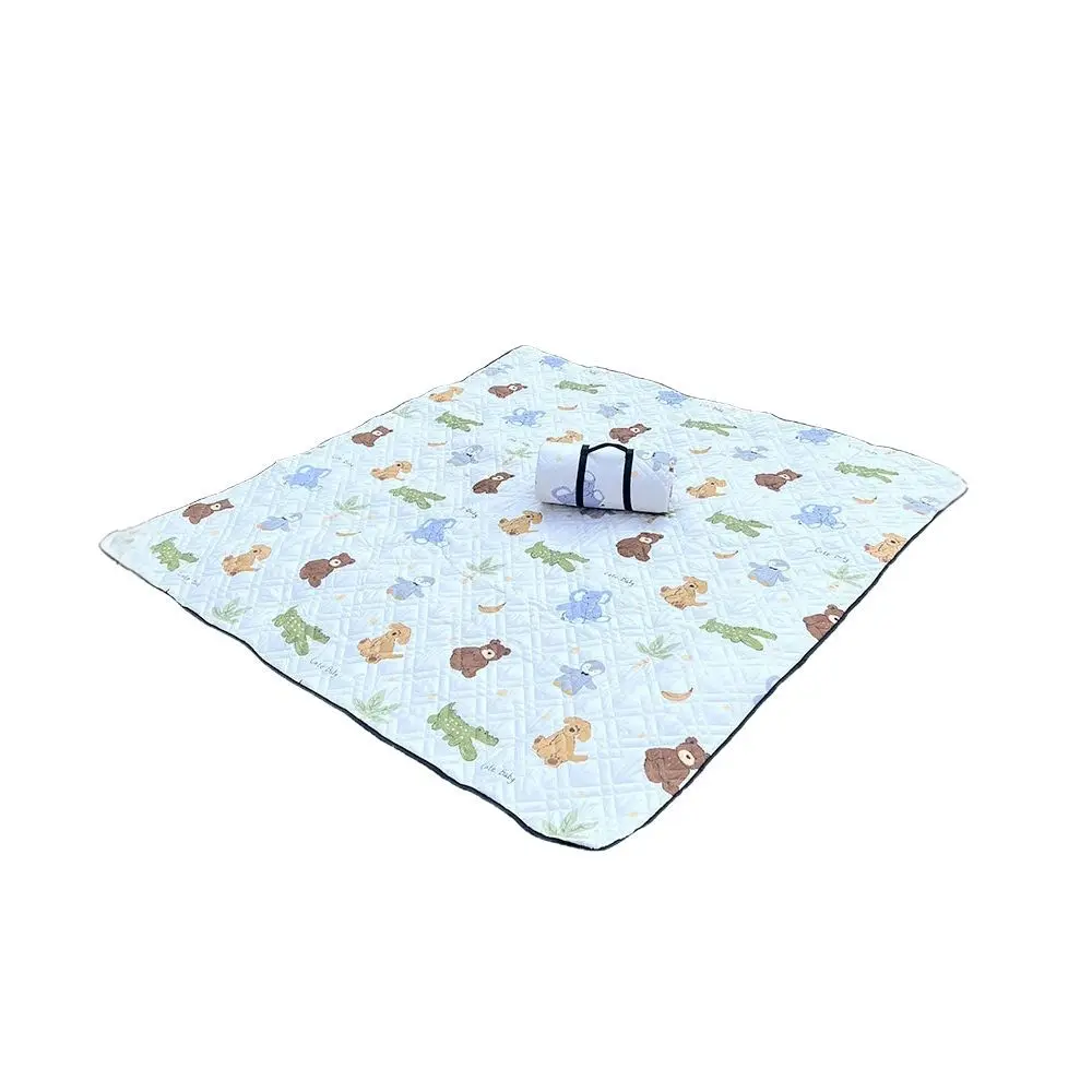 

Ультразвуковой портативный уличный коврик для кемпинга и пикника, утолщенная водонепроницаемая палатка, пляжный коврик, влагостойкий материал Оксфорд, стиль путешествий