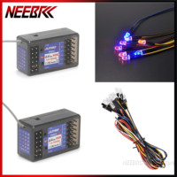 DUMBORC 6CH P6DC P6DCG 2.4G Gyro Receiver 12LED Light System for X6 X4 X5 Transmitter Remote Controller RC Car Boat Tank Vehicle