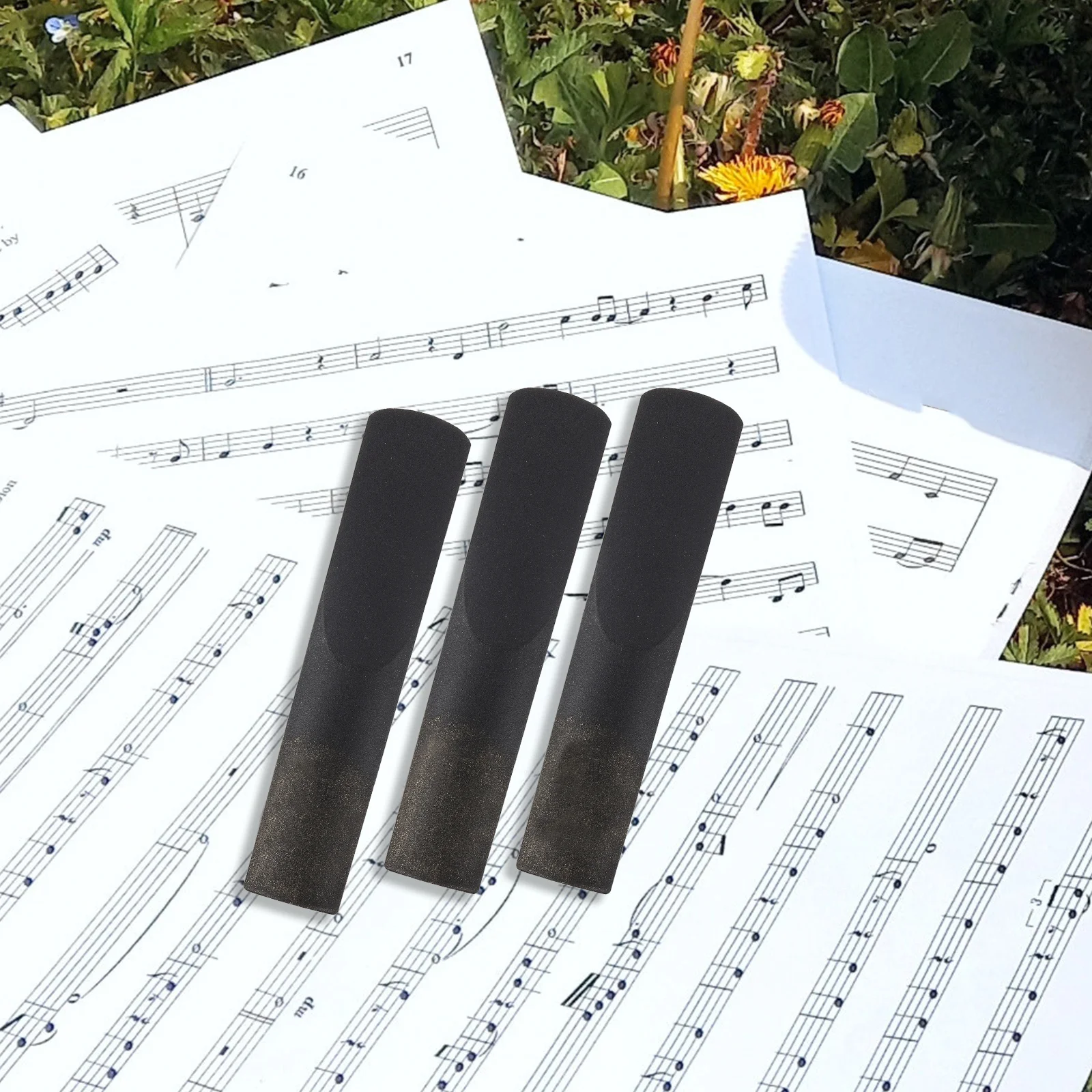 

3Pcs Resin Clarinet Reeds for Beginner and Pro Humidity Resistant No Special Care Needed Smooth Response Reliable Sound