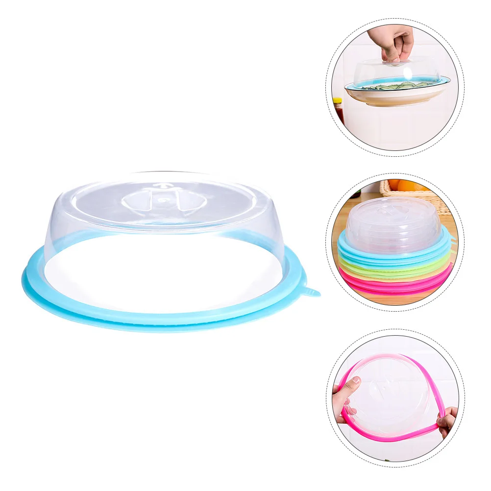 

5Pcs Freshness Preservation Cover Kitchen Vacuum Food Round Flexible Sealed Food Storage Bowl Pan Lid Reusable Fresh