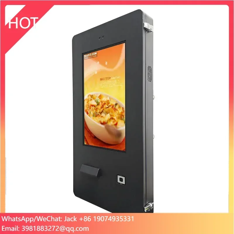 

24" Outdoor IP65 Waterproof Outdoor Self Service Touch Screen Payment Machine For Car Parking Restaurant