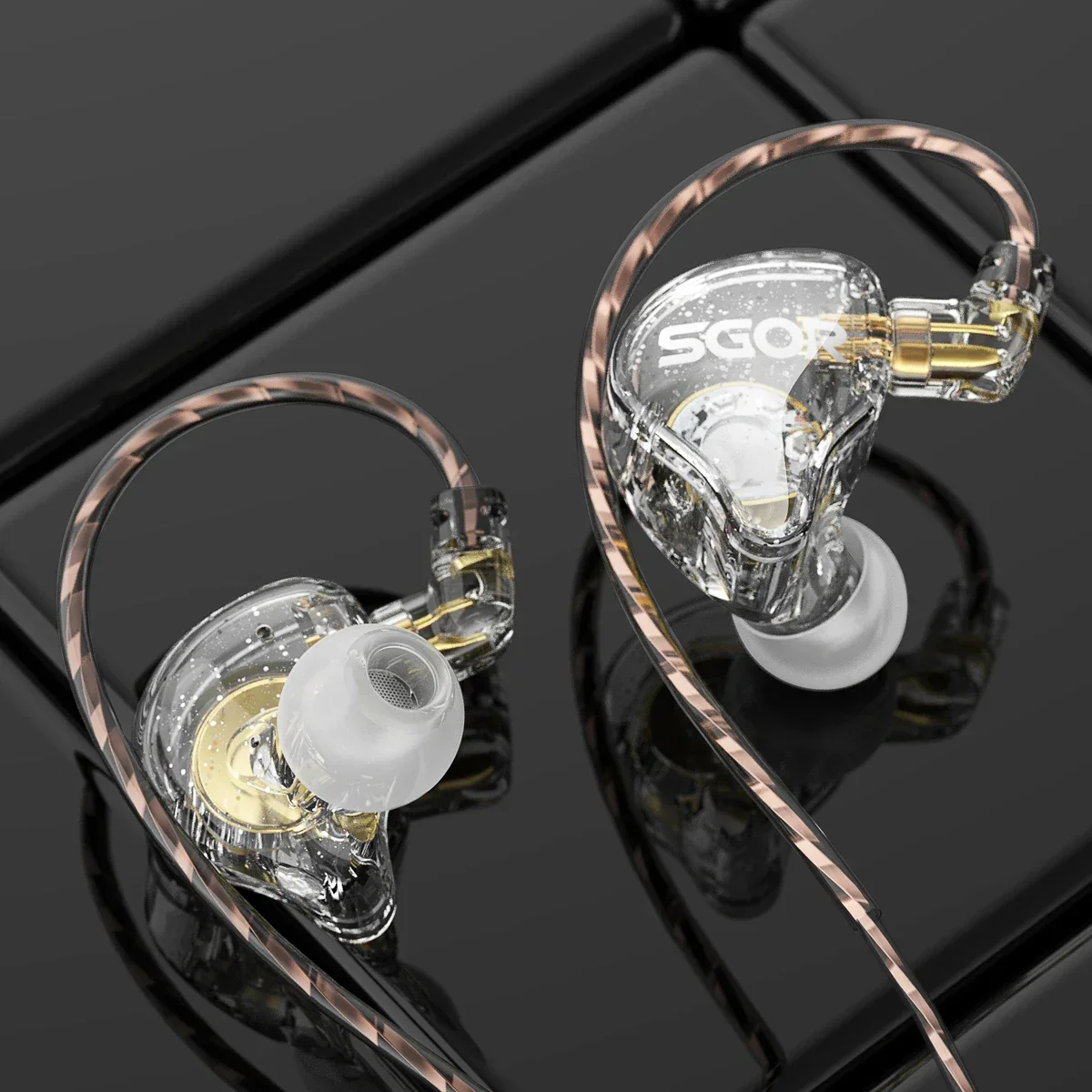

SGOR SG01 Dynamic Earphones HIFI Bass Earbuds In Ear Monitor Music Game Earphones Sport Noise Cancelling Headset of Sportt