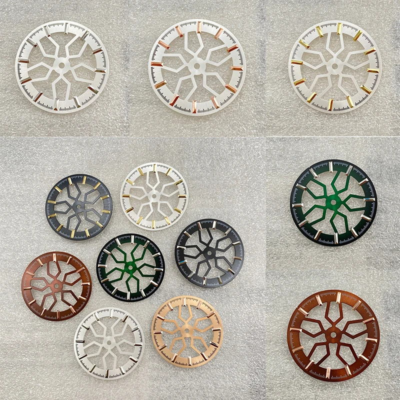 

31.8mm Skeleton Dial Without Luminous Markers Suitable for NH70 Movement Modification Watch Parts