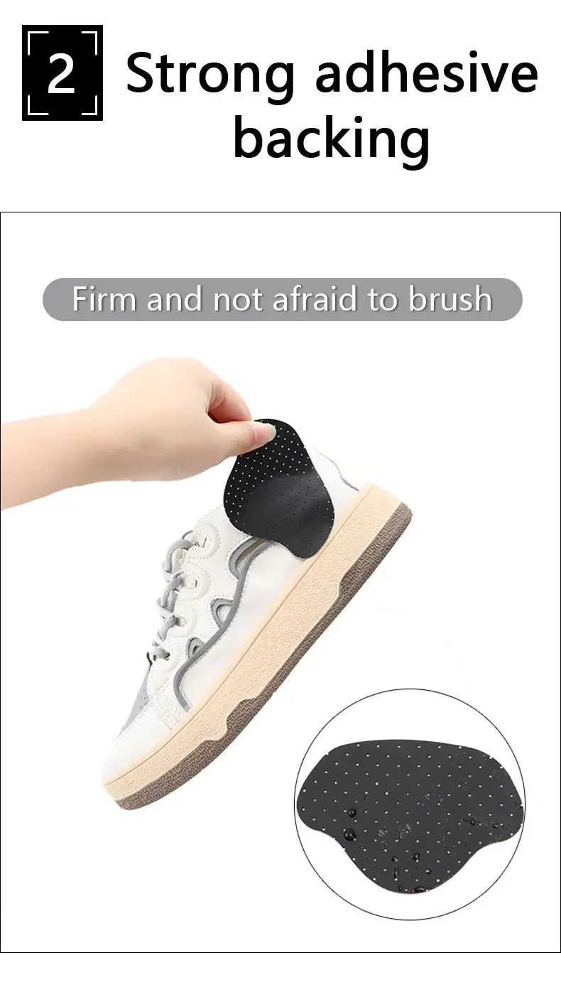 4PCS Ferse Reparatur Subvention Klebrige Schuhe Loch Turnschuhe Einlegesohlen Patch Ferse Pads Heels Aufkleber Schutz Fuß Pflege Anti-verschleiß Einsätze – Detail 3