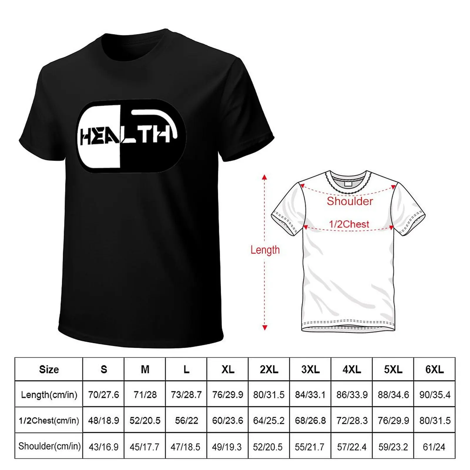 H E A L T H Capsule Logo T-Shirt Soft Lightweight Cotton T-Shirt