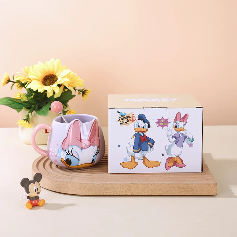 Disney ourson Mickey Minnie Donald Daisy canard gros ventre maison bureau tasse à café, cadeau d'anniversaire