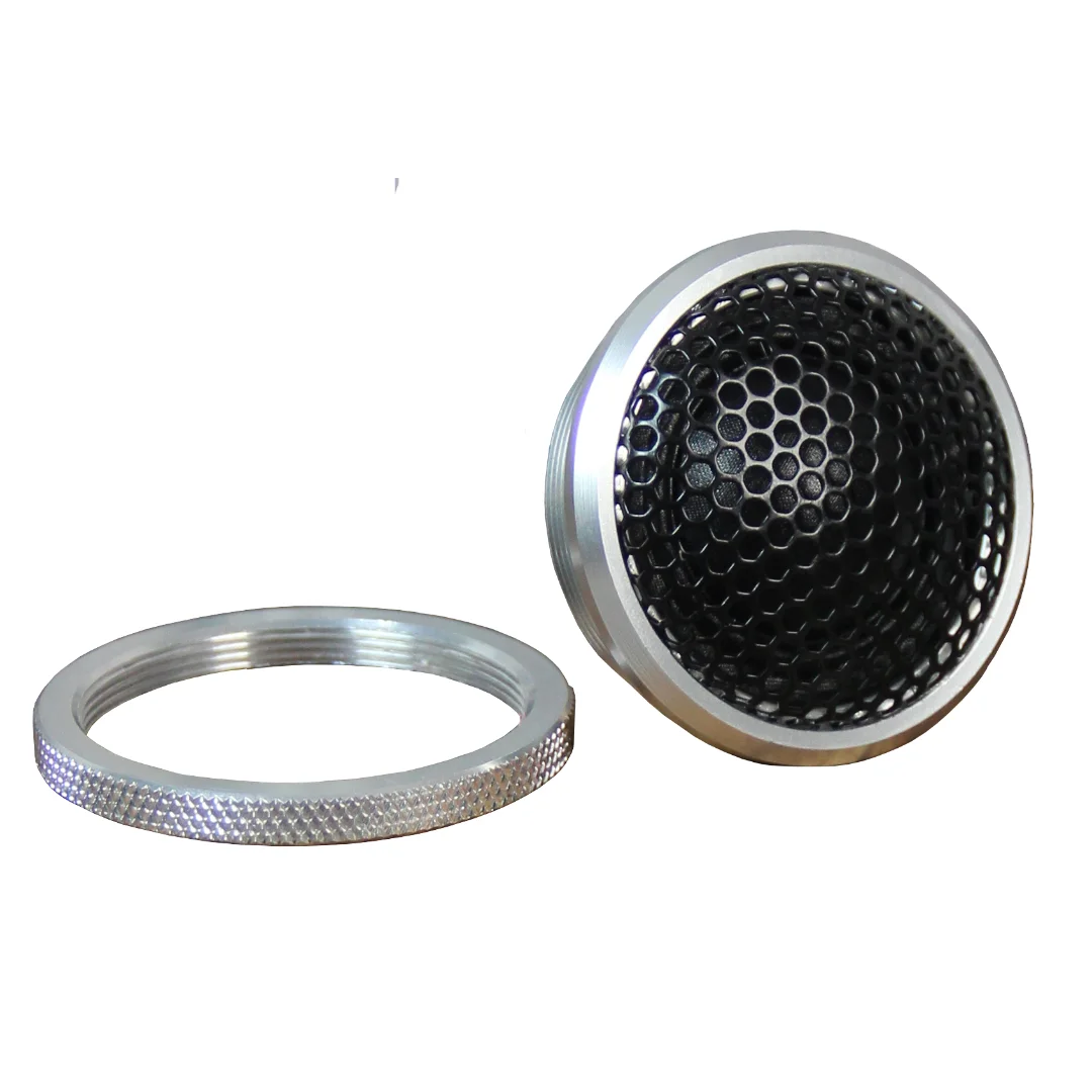 Sounderlink 2 uds 2 pulgadas Tweeter de aluminio para coche cúpula diafragma de seda 4 Ohm 15W controlador de altavoz de música HiFi