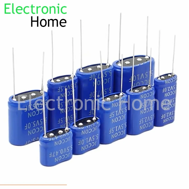 وحدة تركيب مكثف فائق Farad ، V ، 0.47F ، 1.0F ، 1.5F ، 2.0F ، 2.5F ، 5.0F ، 7.0F ، 10F ، 5.5V1.5F ، 5.5V5.0F ، 5.5V10F ، 5 #4