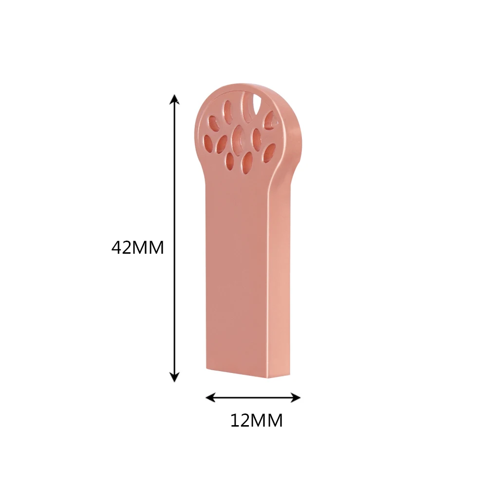 Oltre 10 pezzi Logo gratuito Simpatico USB 2.0 Pendrive Piccola zampa di gatto Chiavetta USB Personalizzabile 16 GB 32 GB 64 GB Pen Drive Gadget regalo