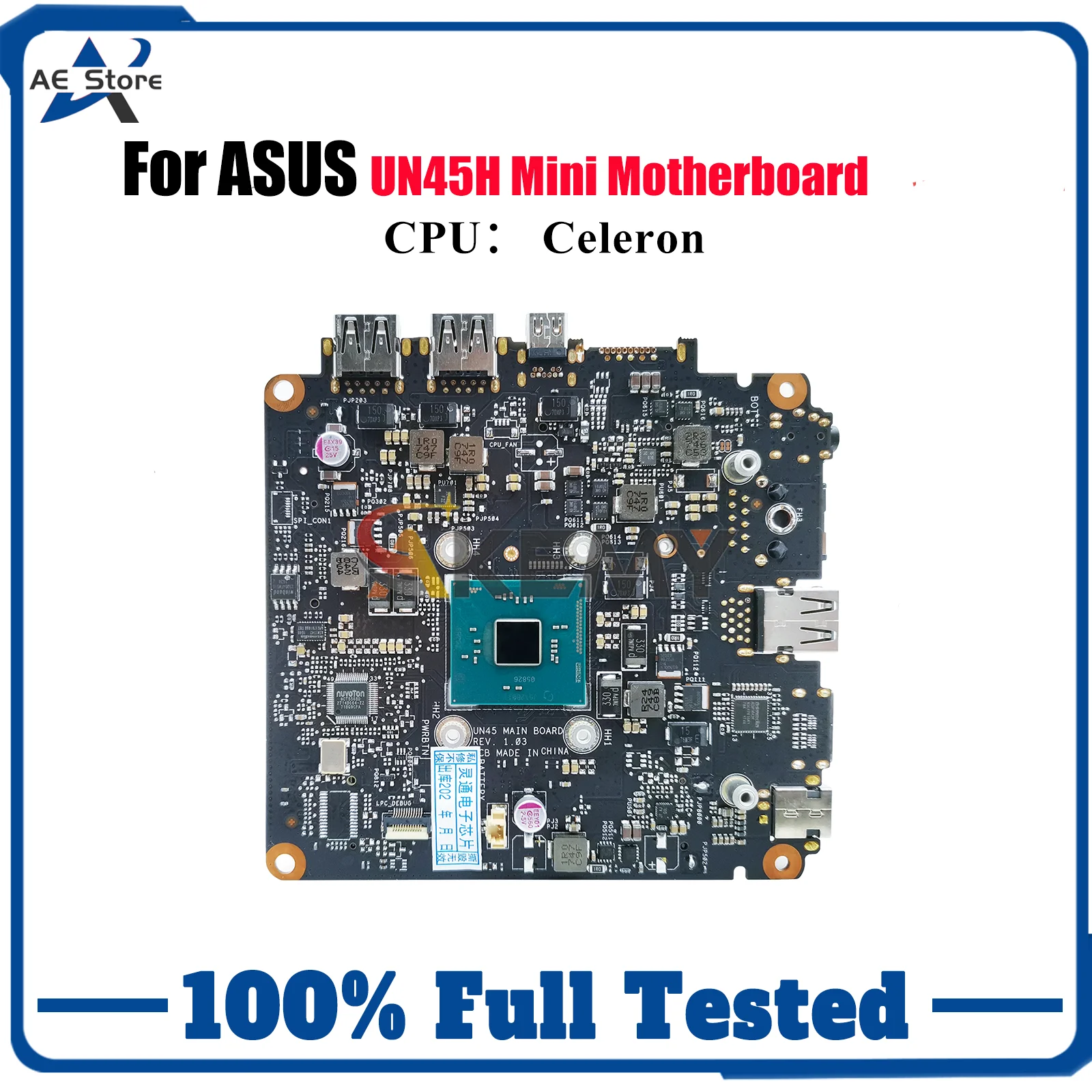 

UN45H Laptop Motherboard For ASUS ZenBook UX21A UX21A Notebook Mainboard With Celeron CPU 100% tests OK fast shipping stk