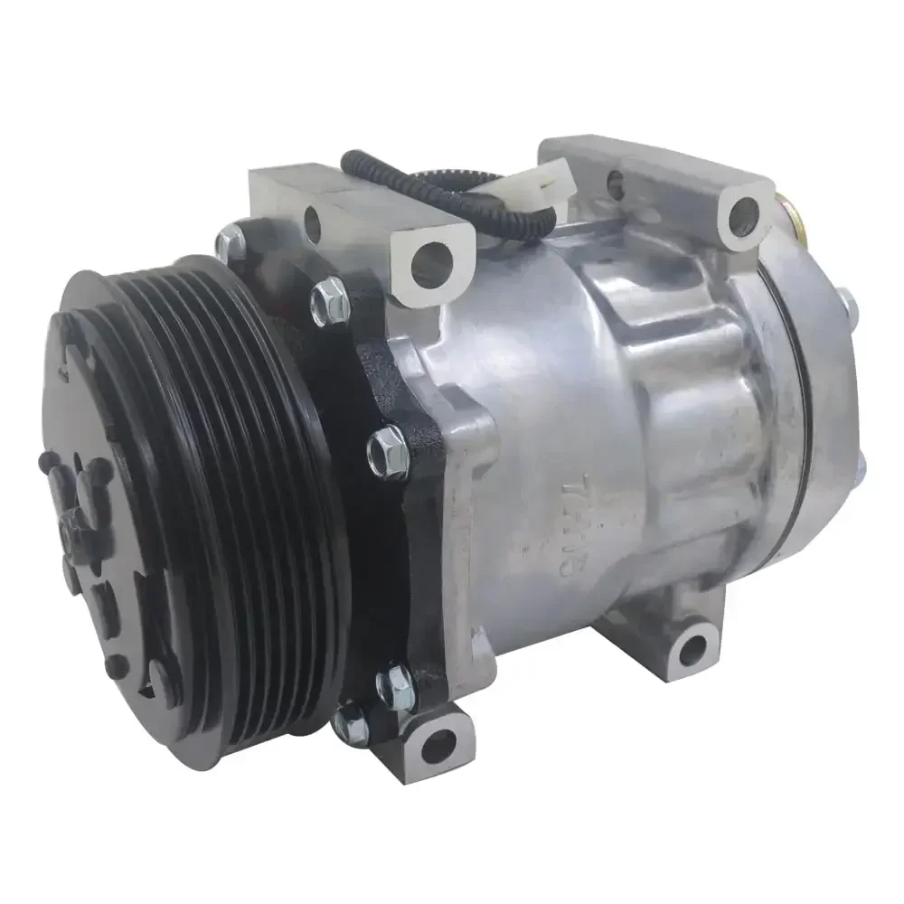 

Replacement 4281803M1 A C compressor For Massey Ferguson SANDEN 12 VOLT 6 GROOVE SANDEN 7H15 SD 7H15 Sanden 8244