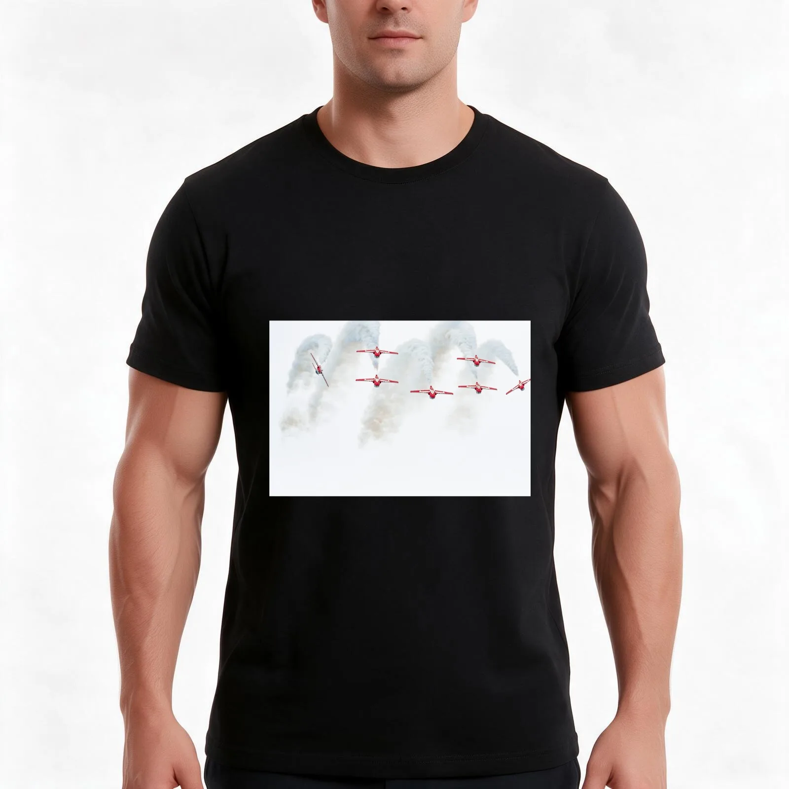 Snowbirds 431 Air demonstration squadron T-Shirt, Funny Graphic Print Tee, Unisex Cotton Casual Short Sleeve Top