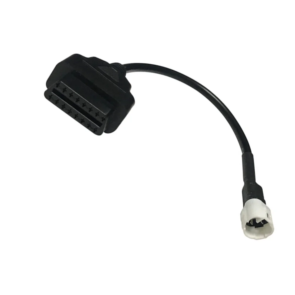 العالمي 3 دبوس 16 دبوس كابل محول Obd2 دراجة نارية تشخيص المحرك كشف الأخطاء مواد قوية Obd2 كابل محول #4