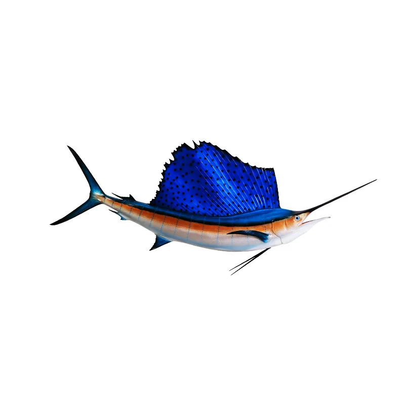 

Three-dimensional, double-sided, fiberglass, sculpture, interior, decoration, marine, simulation, fish crafts