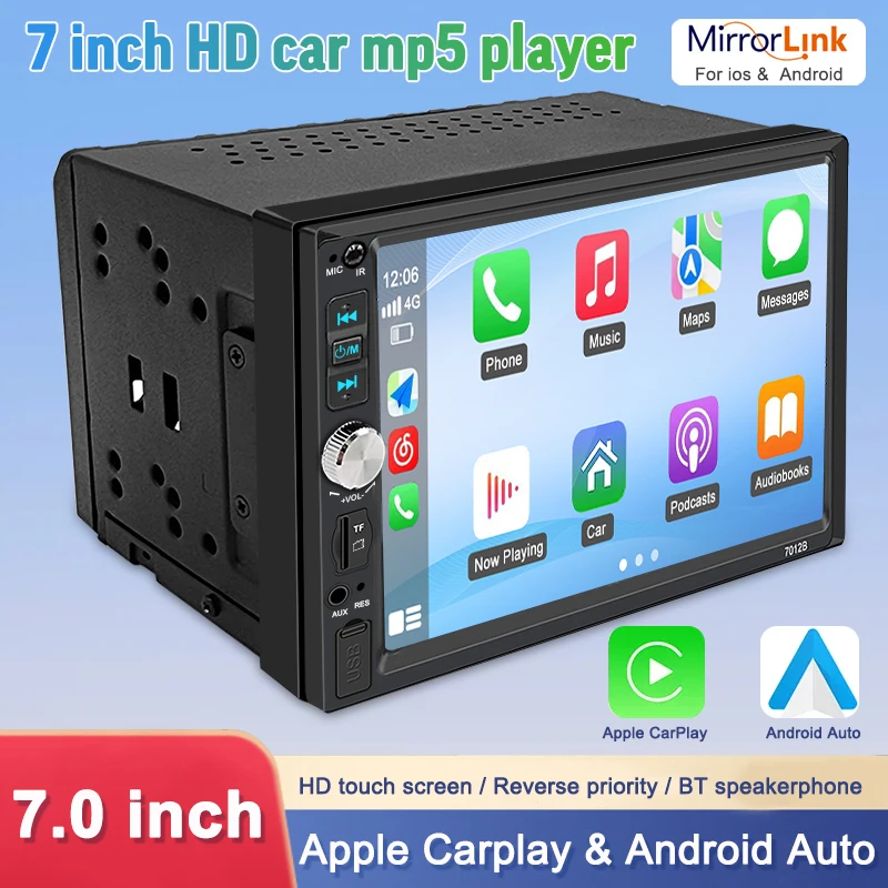 7\'\' Carplay 2 Din Car Radio Car Stereo GPS Navigation Carplay For Volkswagen Nissan Hyundai Toyota Multimedia Player Autoradio