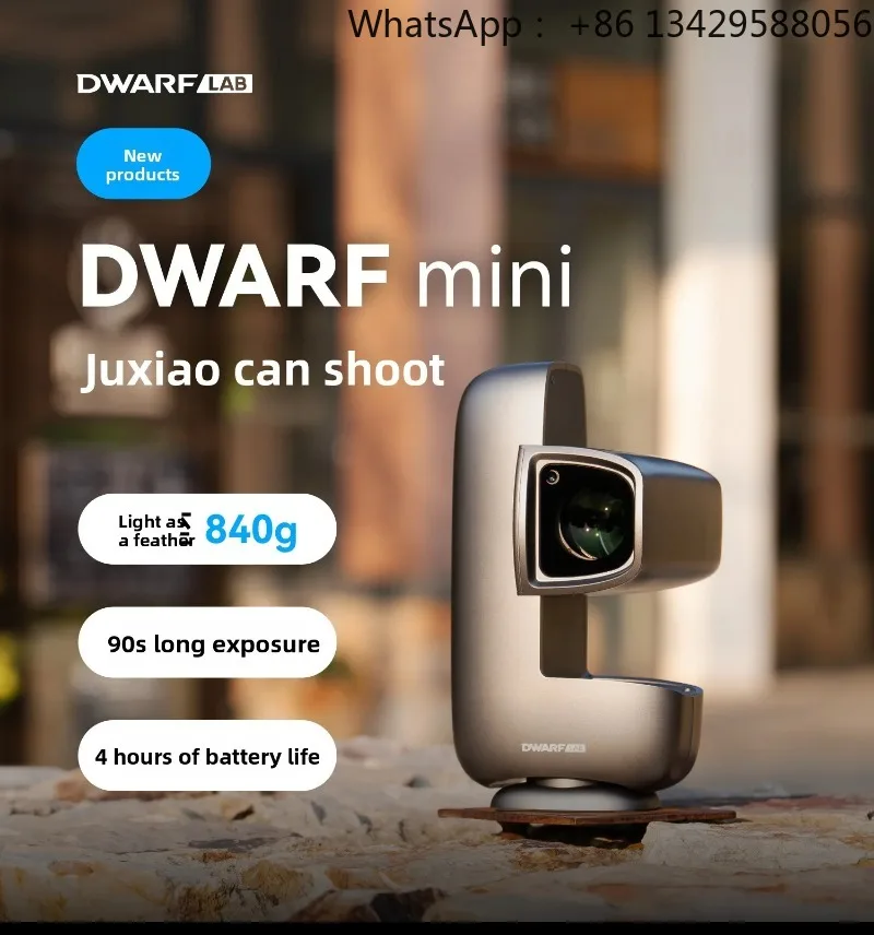 DWARFLAB DWARF Mini Smart Astronomical Telescope Automatic Star Finder Equatorial Mount Nebula Sun Moon Galaxy