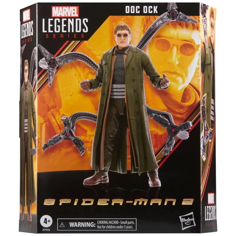 Hasbro Marvel Legends Series Spider-Man: No Way Doc Ock Collectible Deluxe 6 Inch Action Figure Toy with 4 Accessories