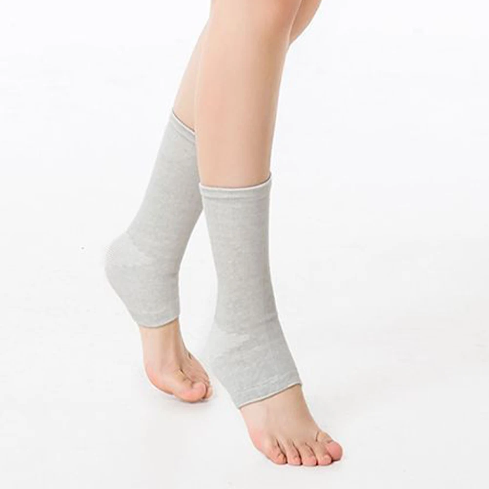 

2pcs Sports Ankle Support Brace Elastic Breathable Compression Socks for Women Non Slip Ankle Protection Basketball Running