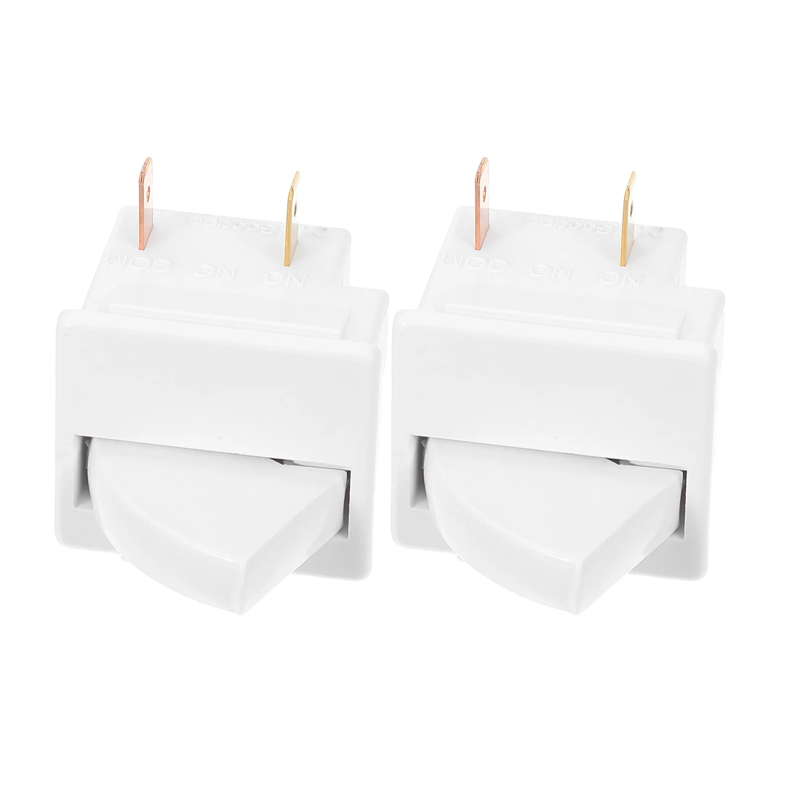 

2pcs Refrigerator Door Light Switch Replacement 2-Pin Fridge Control Lamp Compatible With Most Models Easy Installation