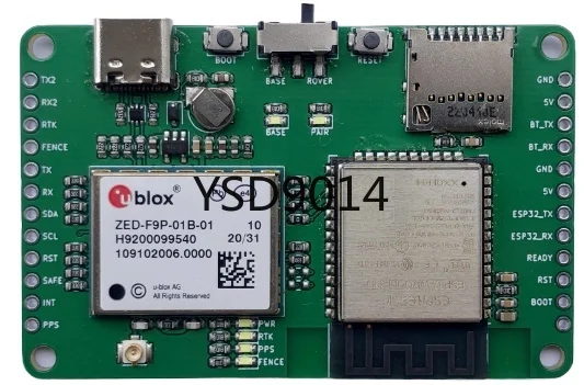 UBLOX ZED-F9P RTK differential drones GPS module