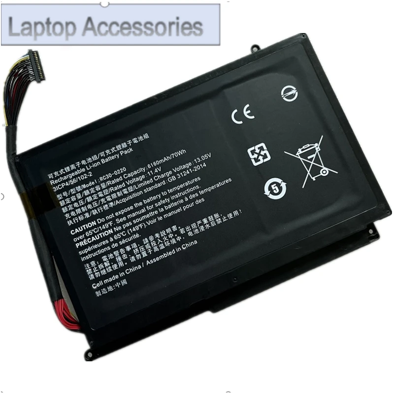 CHJ F RC30-0220 RZ09-0220 Аккумулятор для ноутбука Razer Blade Pro 17 RZ09-02202E75 Full HD GTX 1060 (2017) RTX 2060 RTX 2070 2080