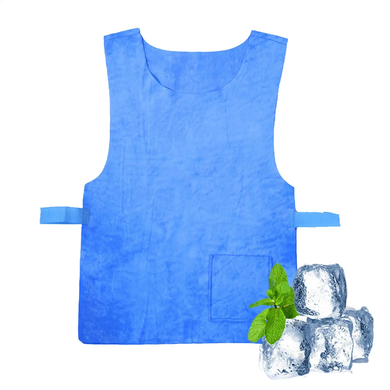 Cooling Vest Heat Relief Reusable Waterproof Ice Pack Vest Breathable Outdoor Work Fishing Cycling Hunting Summer Safety Gear