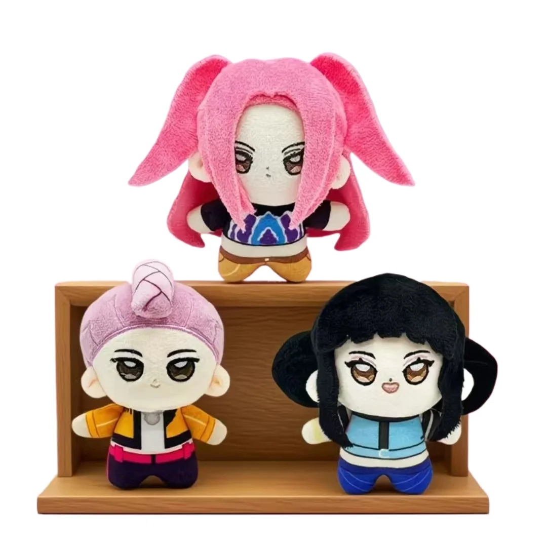 

Новый аниме KPOP охотники на демонов, мягкий плюшевый милый плюшевый брелок, мультяшные куклы, мягкая охотничья девушка, мягкая группа для фанатов, детей