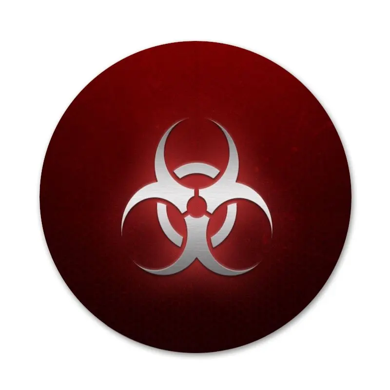 Biohazard Symbol Icons Brand Car Sticker Decal Decor for Auto Motocross Racing Laptop Helmet Trunk Vinyl Waterproof Decal