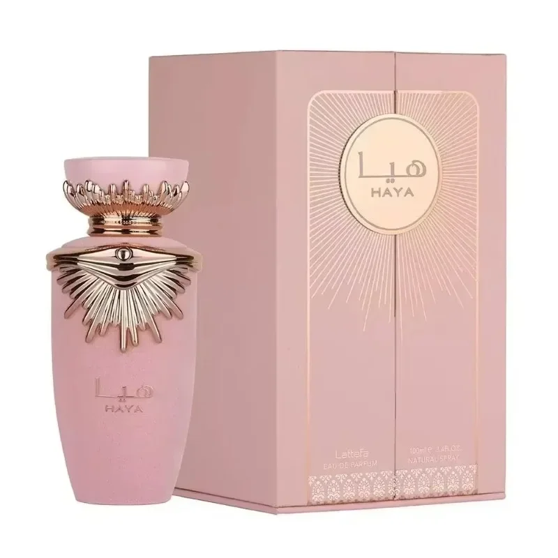 

100ml Women's Arabic Perfumes Originales High Quality With Gift Fragrance Rose Fruit Notes In Premium Body Splash Sense Luxury