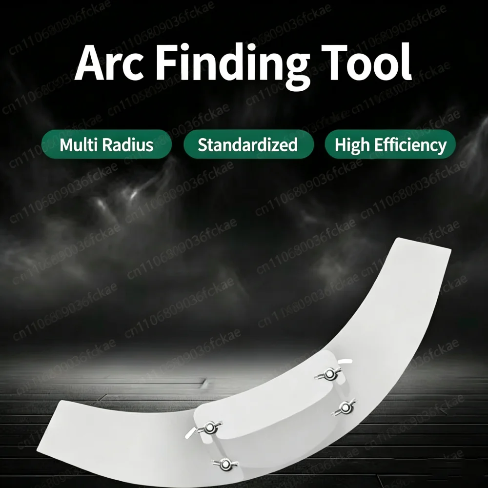 Adjustable Arc Plastering Tool, Multi-Radius Curved Drywall Scraper, Inside & Outside Corner Gypsum Cement Leveling Trowel