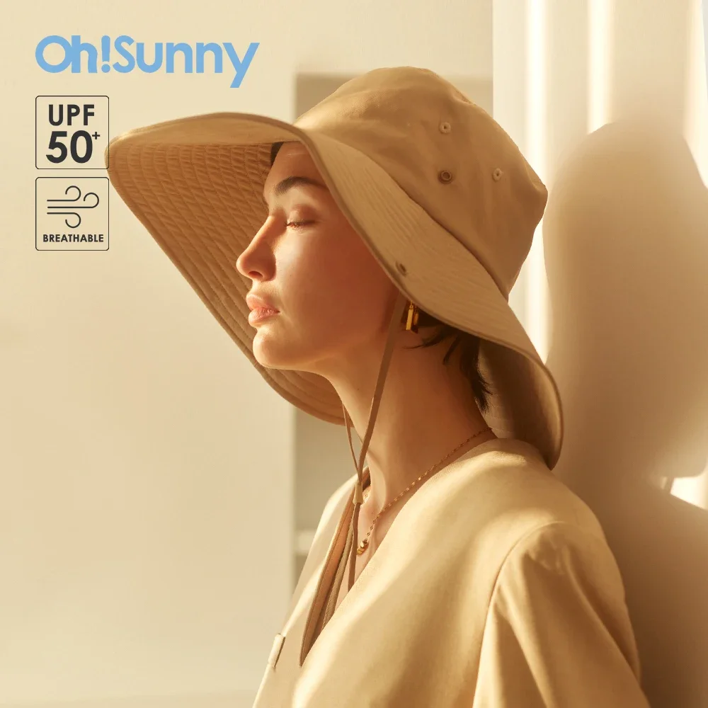 

Ohsunny Women Bucket Hat with Big Brim Hats UPF1000+ UV Protection Summer Fashion Sunhats Caps for Outdoors Fisherman