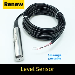 Hydrostatic Water Pressure Level Sensor Probe 4-20ma 0-3.3v Signal Output Liquid Level Transmitter