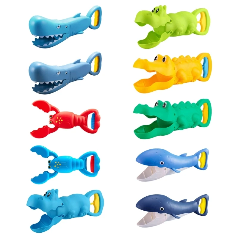 Y1UB Mechanical Clamp Beach Sand Play Toy Children Fine Motor Skill Exercise Sand Shovel Toy Backyard Garden Sand Digging Toy