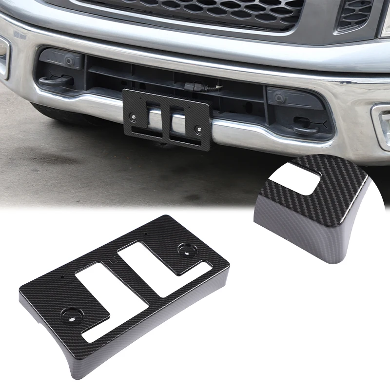 For Nissan Titan 16-19 ABS car front license plate base plate frame license plate decorative frame auto accessories US version