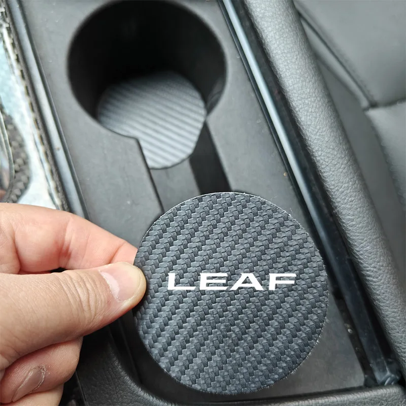 Car Water Cup Mat Anti-Slip Pads For Nissan NISMO QASHQAI JUKE KICKS BLUEBIRD VERSA ALTIMA NOTE TIIDA X-Trail LEAF NV200 Pulsar