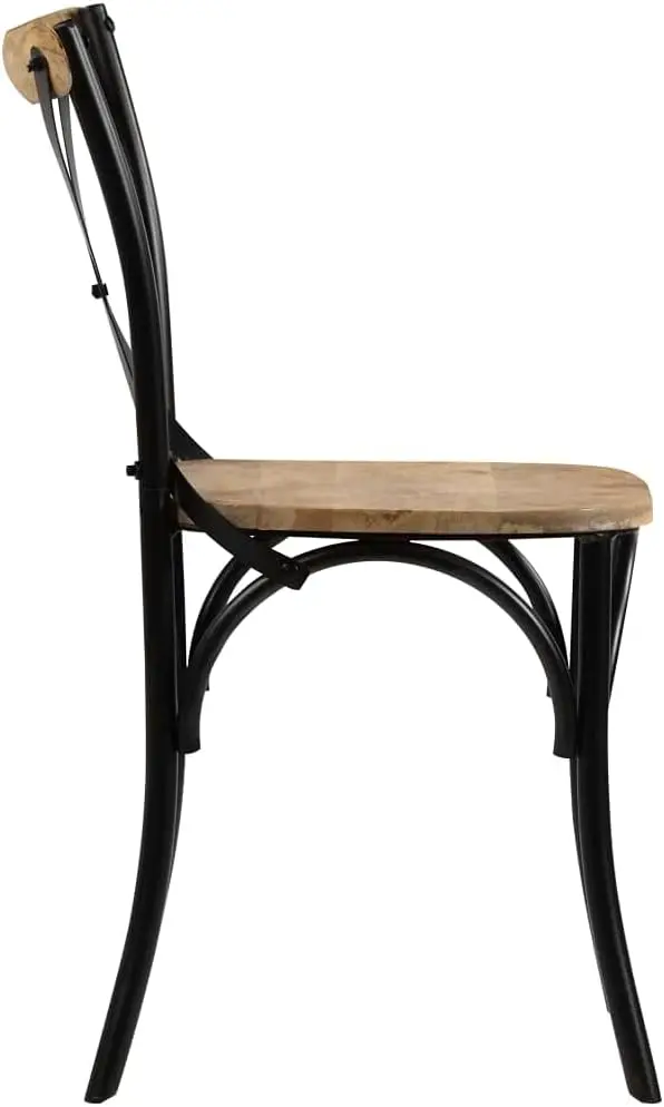 Cross Chairs 4 Pcs Chairs For Dining Room,Kitchen Chairs,Suitable For Bars, Cafes, Bistros, Coffee Houses, Restaurants,