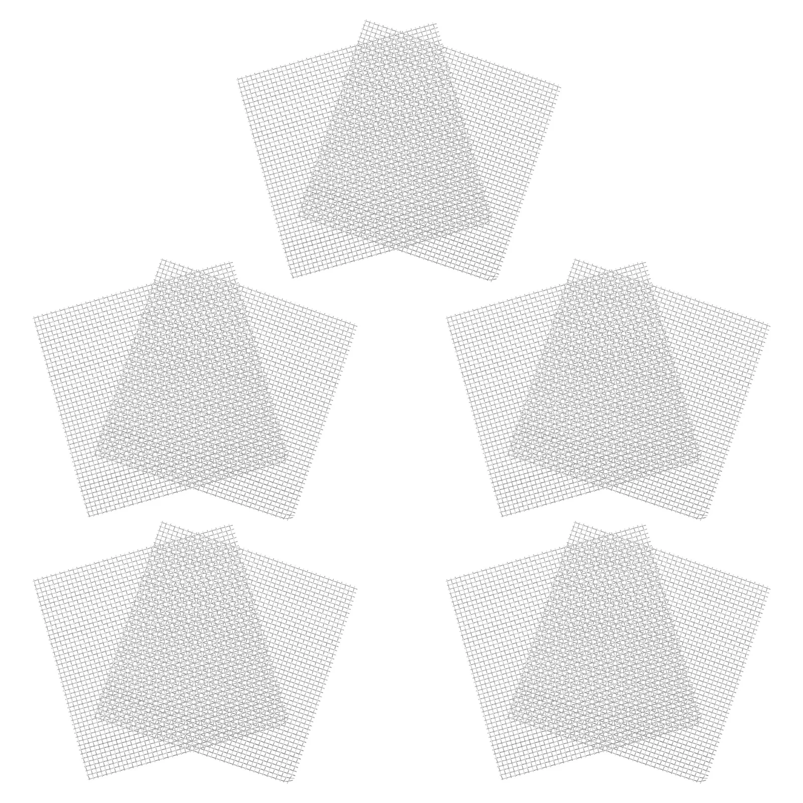 10 قطعة مياه الفولاذ المقاوم للصدأ العشب شبكة صافي غير قابل للصدأ حوض السمك نبات الطحلب تحديد خزان الأسماك ملحق ديكور تحت الماء السجاد #5