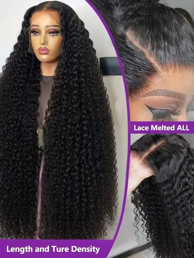 

30 42 Inch Deep Wave 13x6 13x4 Lace Front Human Hair Wig 220% Remy Curl 360 Full Lace Frontal Wig Human Hair For Black Women