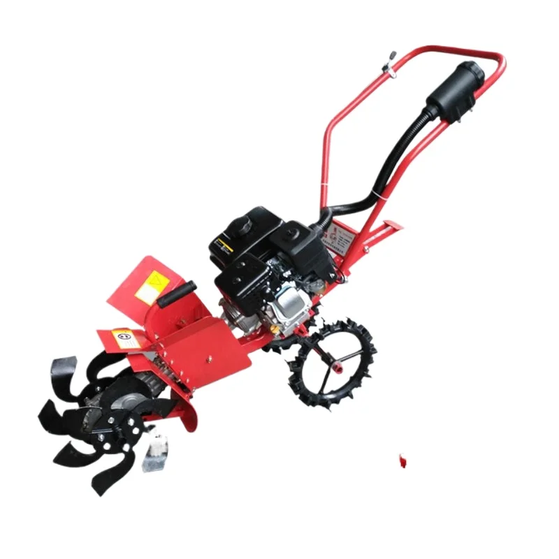 LTT orchard ditching machine micro tiller agricultural machinery rotary tiller greenhouse small cultivated land machine ditching